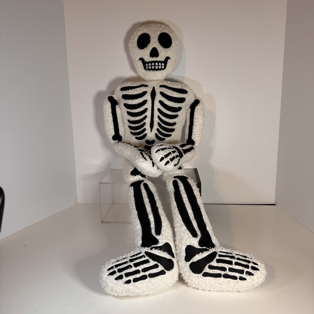 Oversized Skeleton Pillow unbranded 34" Long Viral Skeleton Pillow for Halloween - Picture 1 of 6